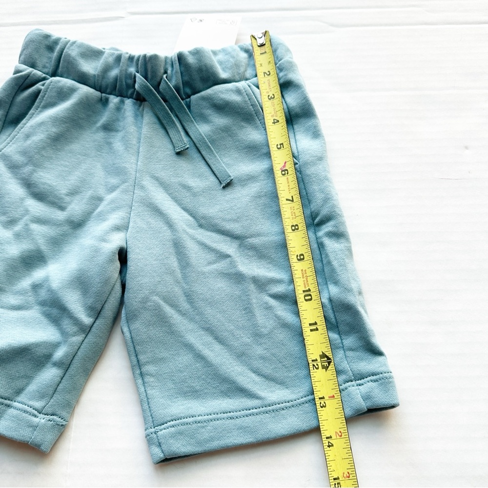 Organic Cotton New Sweat Shorts in Light Dusty Blue NWT - Picture 9 of 11